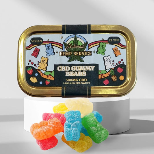 CBD Gummies – 25mg each, vegan and THC-free